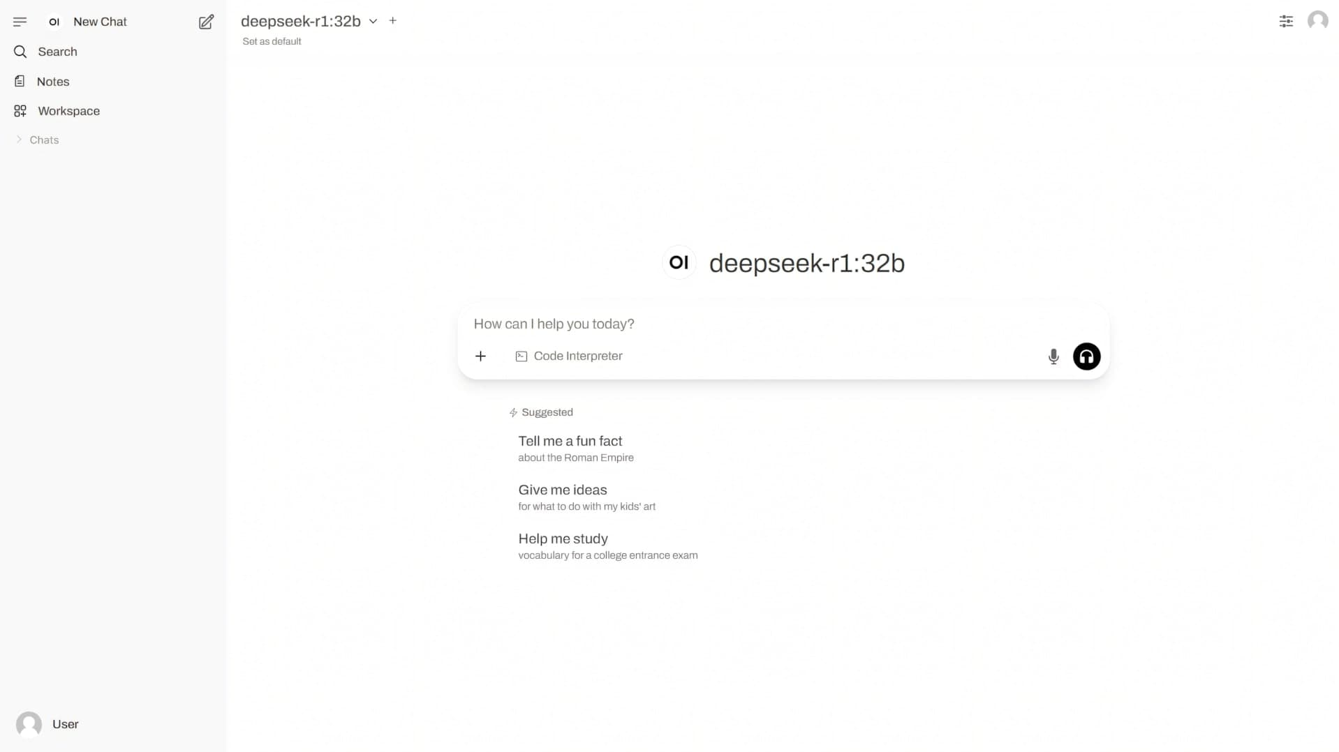 app screen